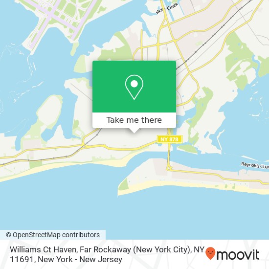 Williams Ct Haven, Far Rockaway (New York City), NY 11691 map