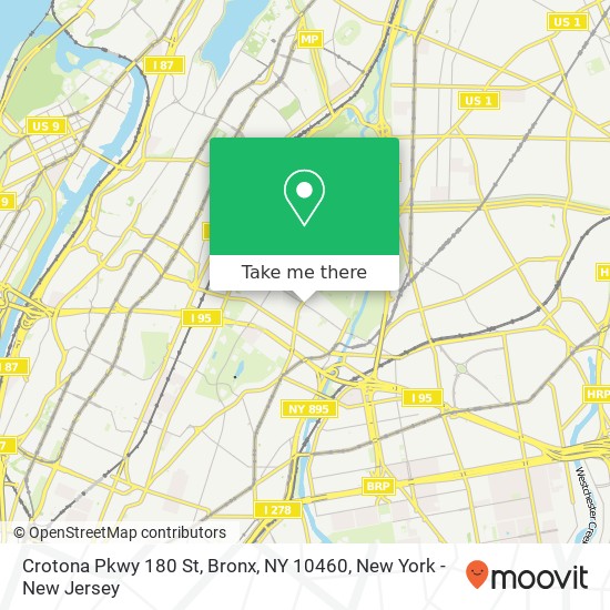 Crotona Pkwy 180 St, Bronx, NY 10460 map