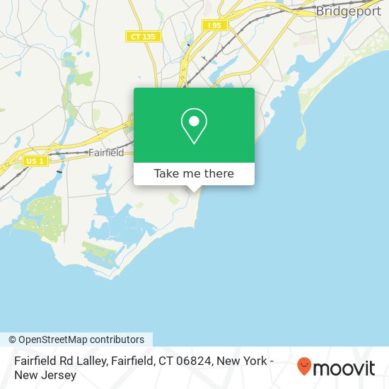 Mapa de Fairfield Rd Lalley, Fairfield, CT 06824