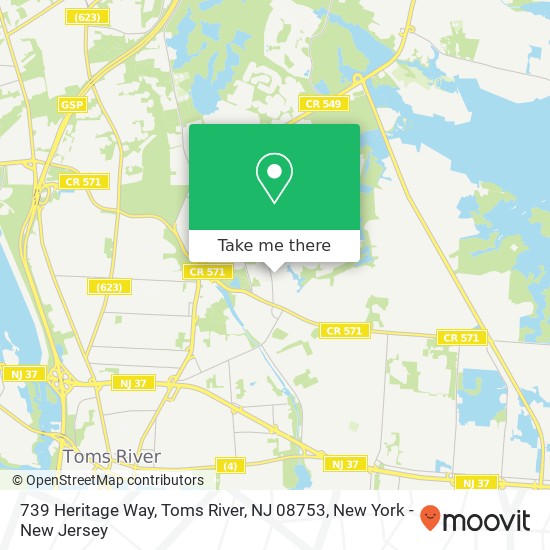 739 Heritage Way, Toms River, NJ 08753 map