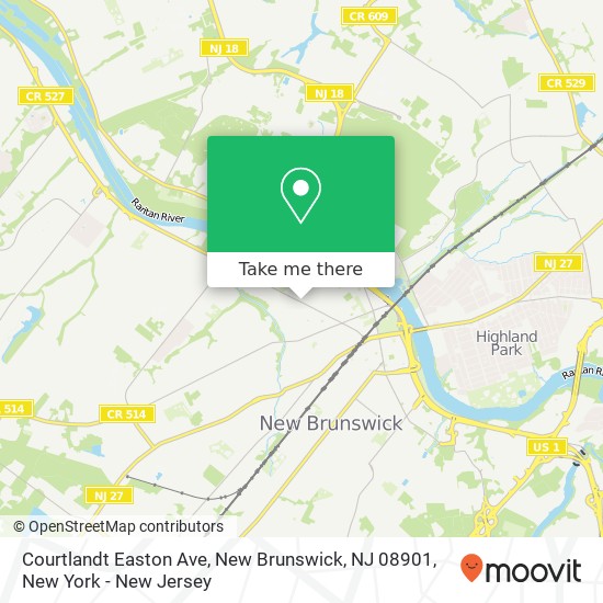 Courtlandt Easton Ave, New Brunswick, NJ 08901 map