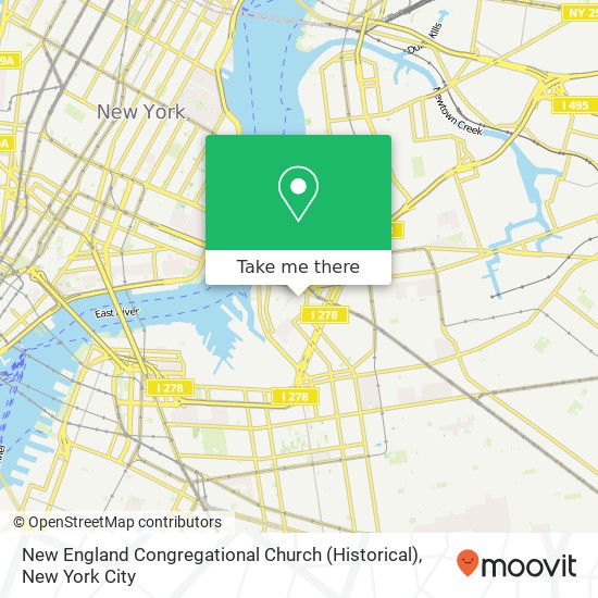 New England Congregational Church (Historical) map