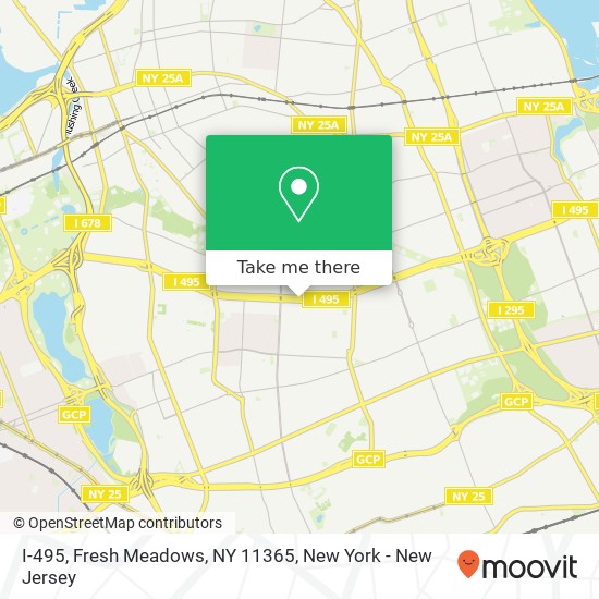 I-495, Fresh Meadows, NY 11365 map