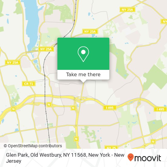 Mapa de Glen Park, Old Westbury, NY 11568