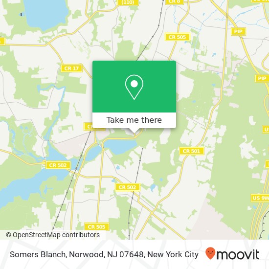 Somers Blanch, Norwood, NJ 07648 map