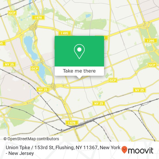 Union Tpke / 153rd St, Flushing, NY 11367 map