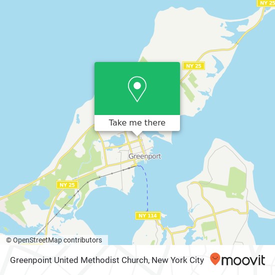 Greenpoint United Methodist Church map