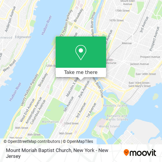 Mount Moriah Baptist Church map