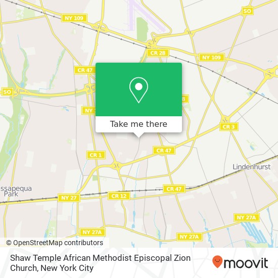 Mapa de Shaw Temple African Methodist Episcopal Zion Church