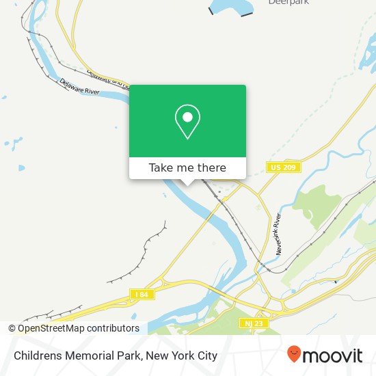 Childrens Memorial Park map