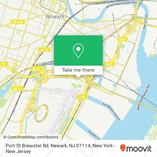 Port St Brewster Rd, Newark, NJ 07114 map