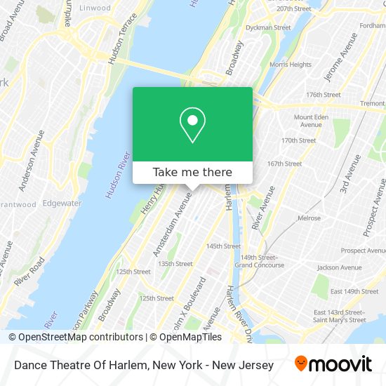 Mapa de Dance Theatre Of Harlem