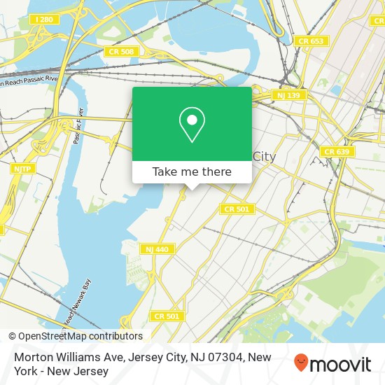 Morton Williams Ave, Jersey City, NJ 07304 map