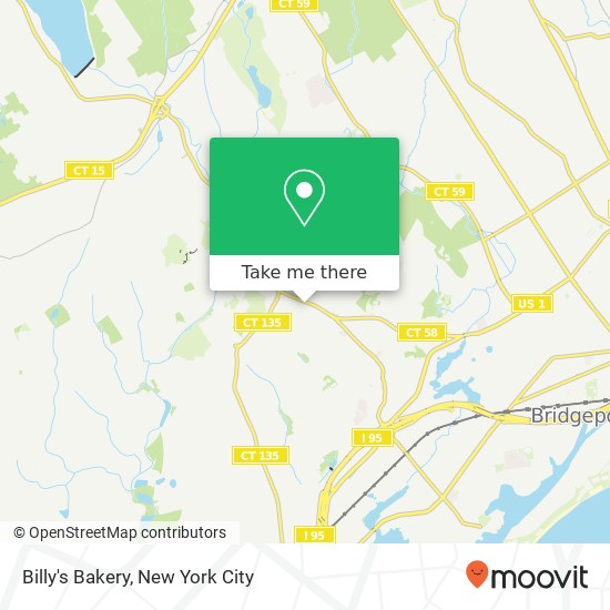 Billy's Bakery map