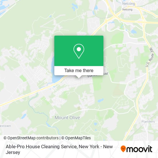 Able-Pro House Cleaning Service map
