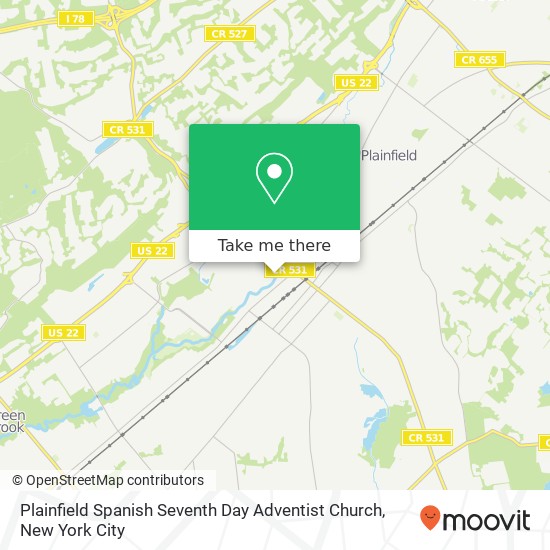 Mapa de Plainfield Spanish Seventh Day Adventist Church