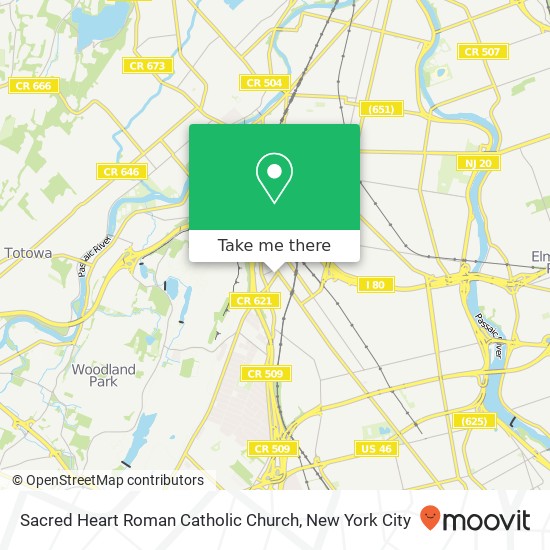 Sacred Heart Roman Catholic Church map