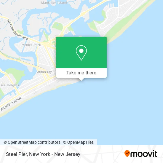 Steel Pier map