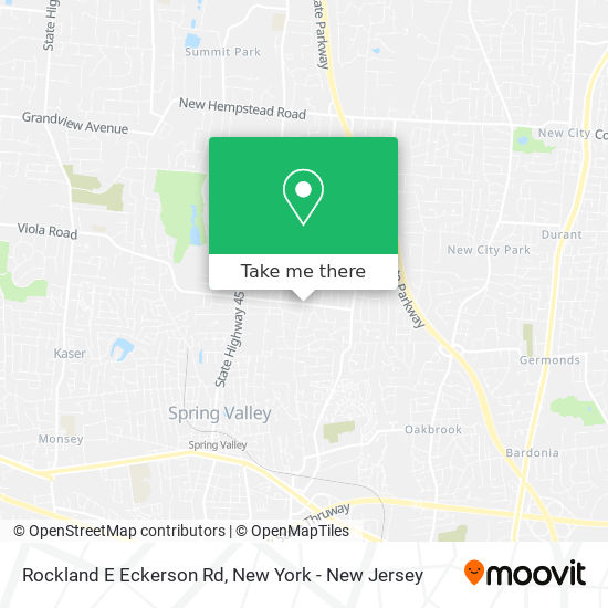 Mapa de Rockland E Eckerson Rd