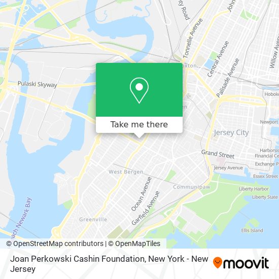 Joan Perkowski Cashin Foundation map