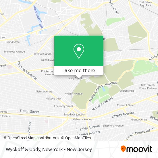 Wyckoff & Cody map