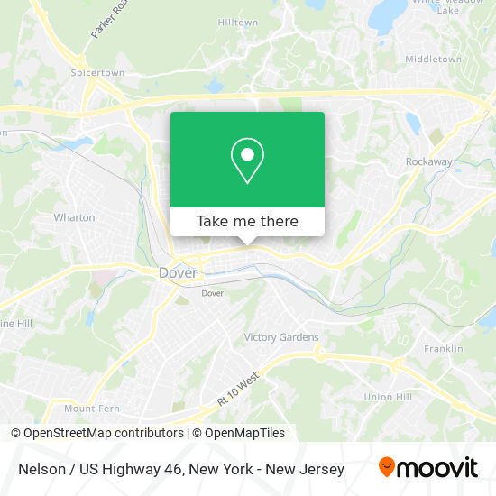 Mapa de Nelson / US Highway 46