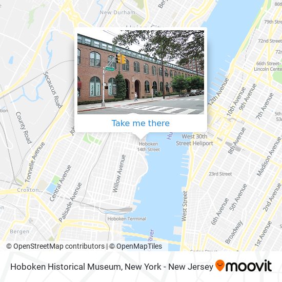 Hoboken Historical Museum map