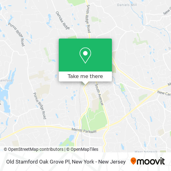 Mapa de Old Stamford Oak Grove Pl