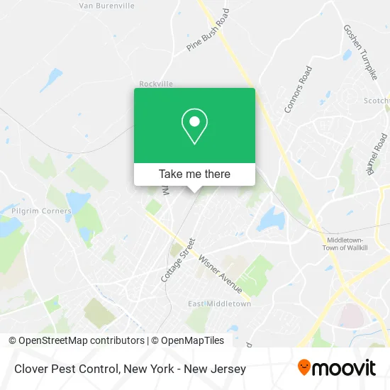 Clover Pest Control map