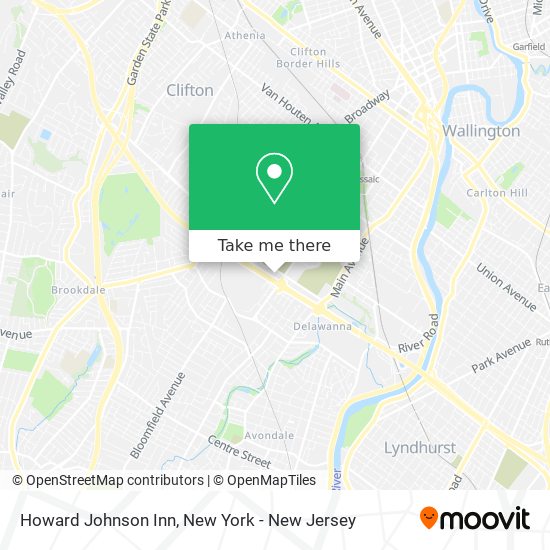 Mapa de Howard Johnson Inn