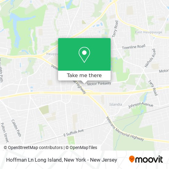 Mapa de Hoffman Ln Long Island
