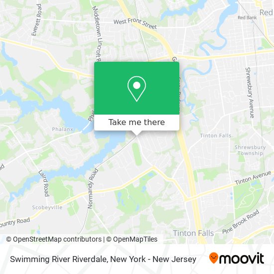 Swimming River Riverdale map