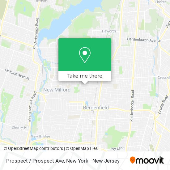 Prospect / Prospect Ave map