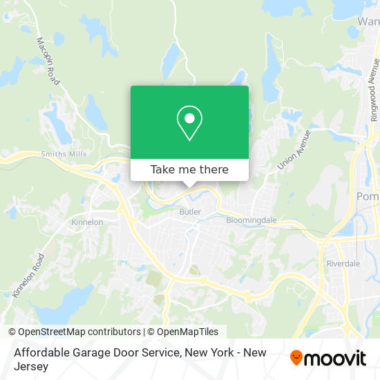 Mapa de Affordable Garage Door Service