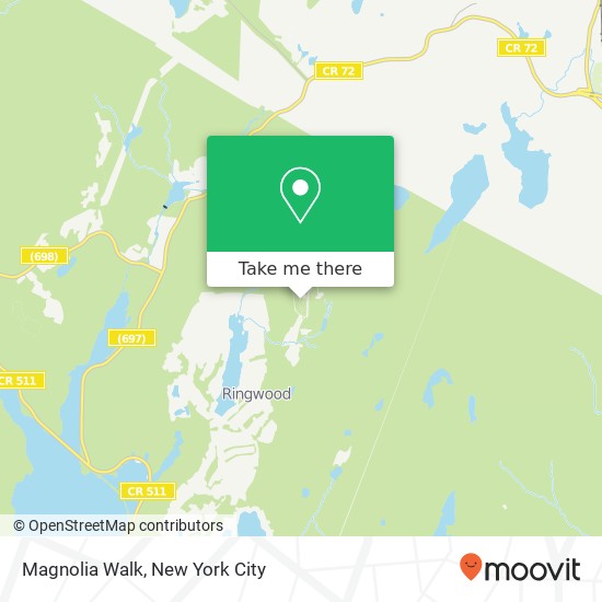 Magnolia Walk map