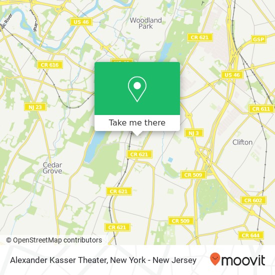 Alexander Kasser Theater map