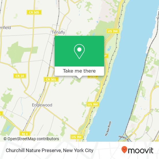 Mapa de Churchill Nature Preserve