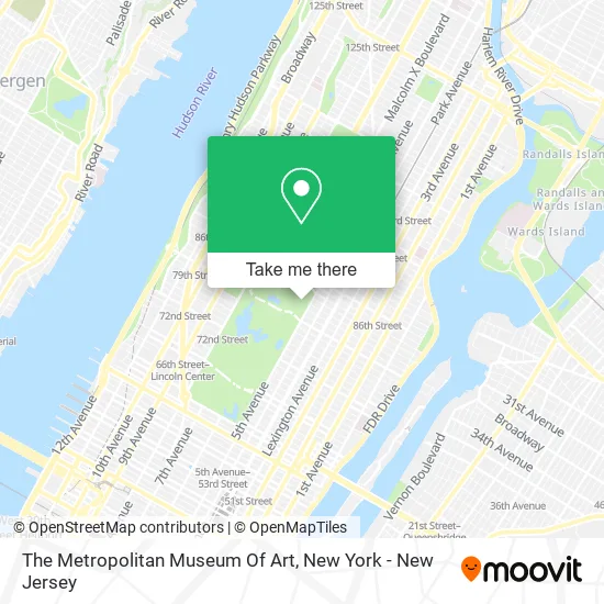 The Metropolitan Museum Of Art map