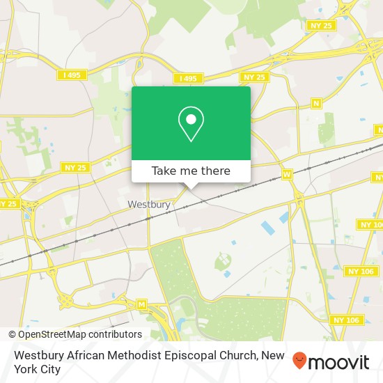 Westbury African Methodist Episcopal Church map