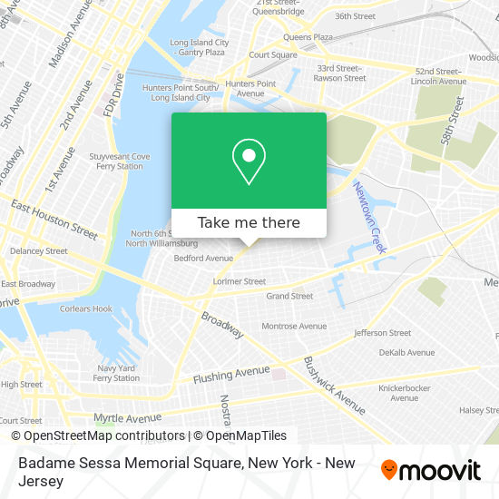 Badame Sessa Memorial Square map