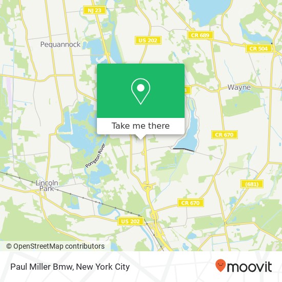 Paul Miller Bmw map