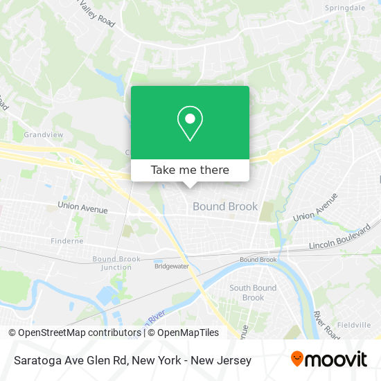 Mapa de Saratoga Ave Glen Rd