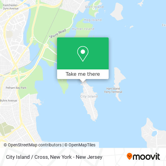 Mapa de City Island / Cross