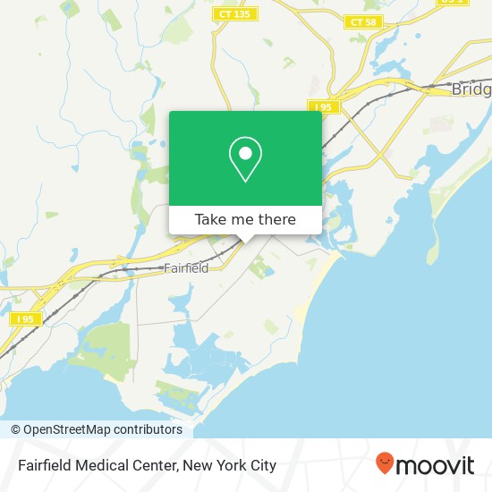 Fairfield Medical Center map