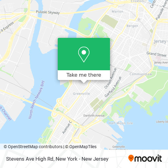 Mapa de Stevens Ave High Rd
