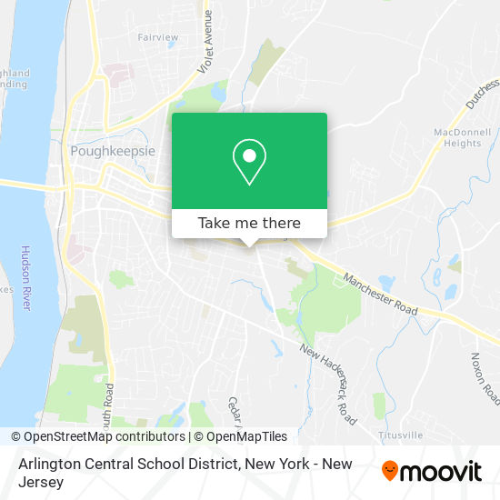 Arlington Central School District map