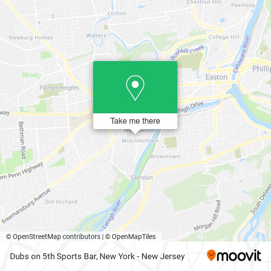 Mapa de Dubs on 5th Sports Bar