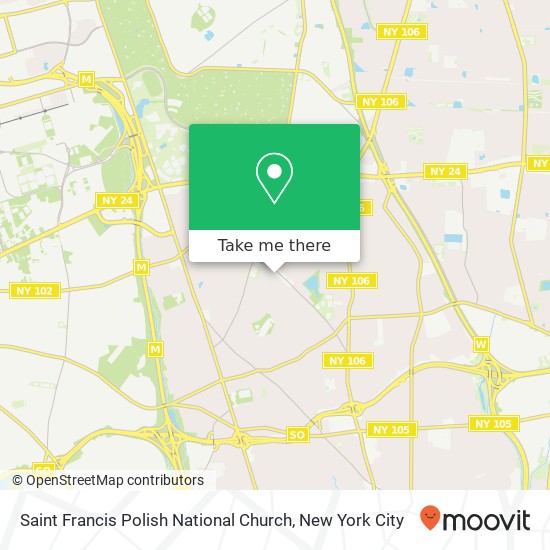 Saint Francis Polish National Church map