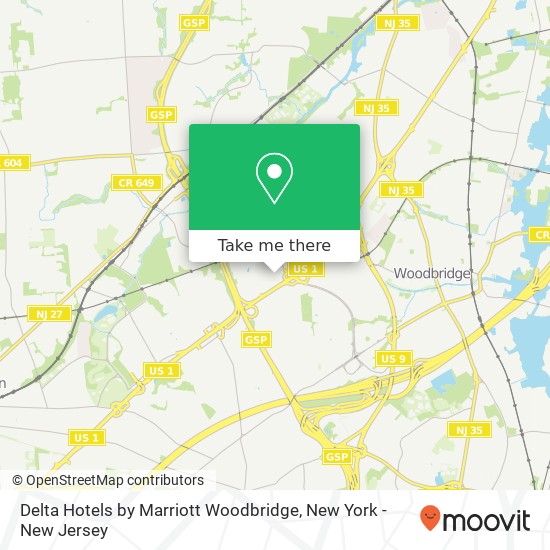 Mapa de Delta Hotels by Marriott Woodbridge