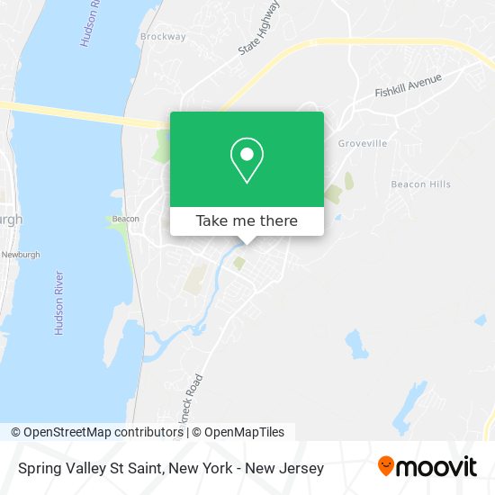 Mapa de Spring Valley St Saint